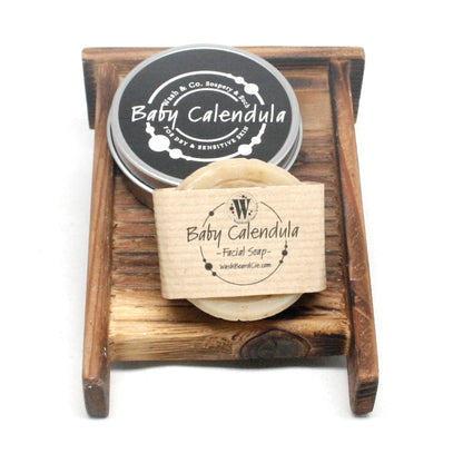 Baby Calendula Facial Soap in a Travel Tin