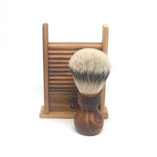 Shaving Brush Cocobolo & Premium Silvertip Badger Bristle