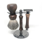 Shaving Set Walnut & MIxed Badger